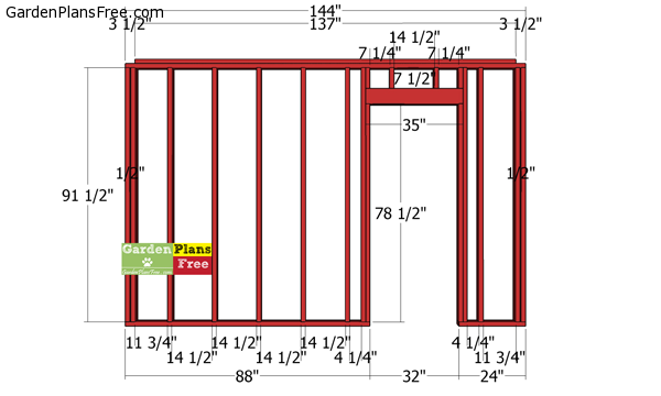 Side-wall-with-door-frame