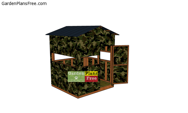 How-to-build-a-6x6-deer-blind
