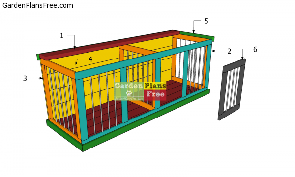 DIY Plans for Double Dog Kennel TV Stand Wooden Dog Crate Entertainment  Center Digital PDF 
