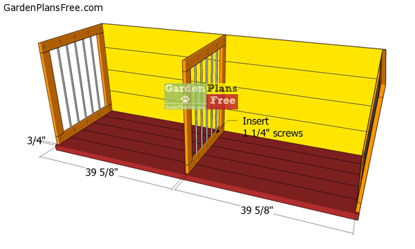 Double Dog Kennel TV Stand DIY Plans - Build Blueprint