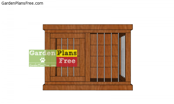 Large-dog-kennel-plans---front-view