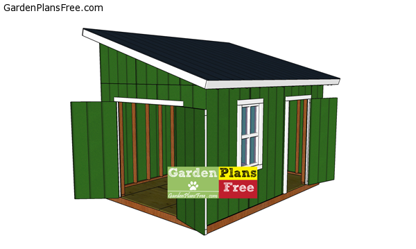 10x14-lean-to-shed-plans---DIY-Plans