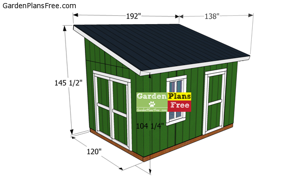 10x14-lean-to-shed-plans---dimensions