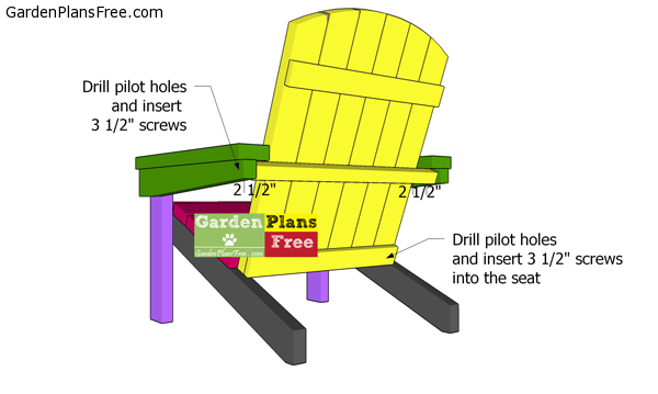 Attaching-the-backrest---outdoor-chair