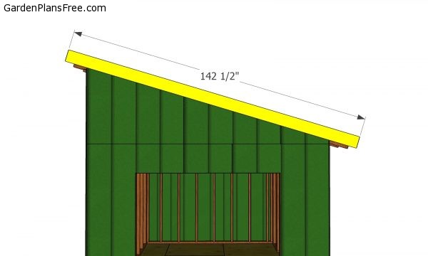 Front and back roof trims