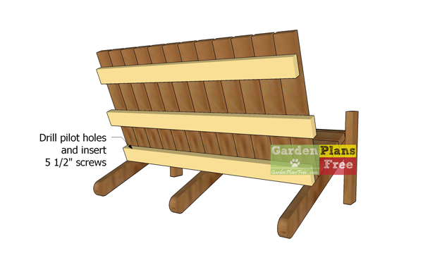 Attaching-the-backrest-to-the-adirondack-bench