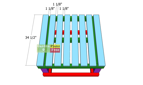 Fitting-the-top-slats