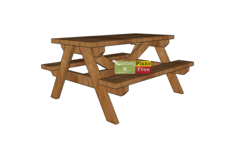Children’s Picnic Table – Free DIY Plans - PDF Download