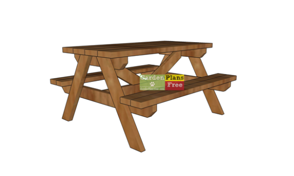 How-to-build-a-children's-picnic-table