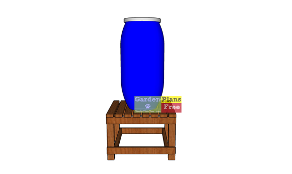 Simple-2x4-rain-barrel-stand-plans