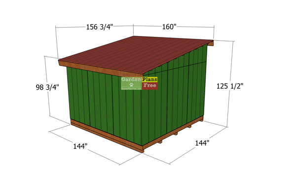 12x12-lean-to-shed---overall-dimensions