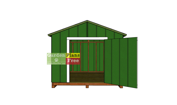 8x10-cheap-shed-plans---front-view