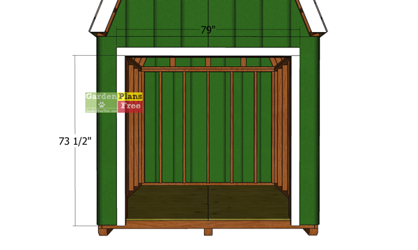 Fitting-the-door-jambs---8x8-shed
