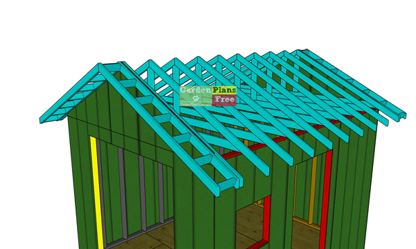gable shed plans