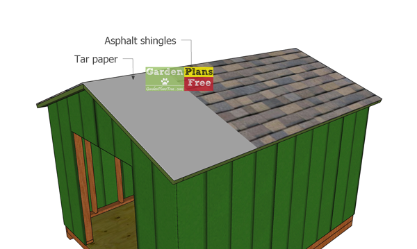 Fitting-the-shed-roofing---8x10