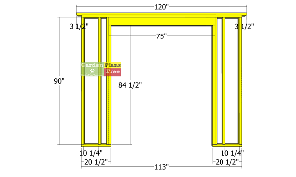 Front-wall-frame