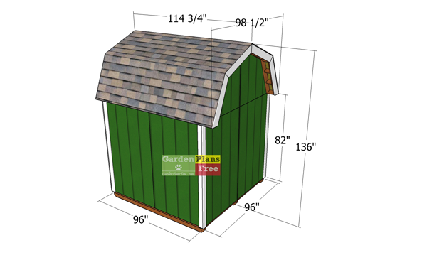 How-to-build-a-8x8-gambrel-shed---dimensions