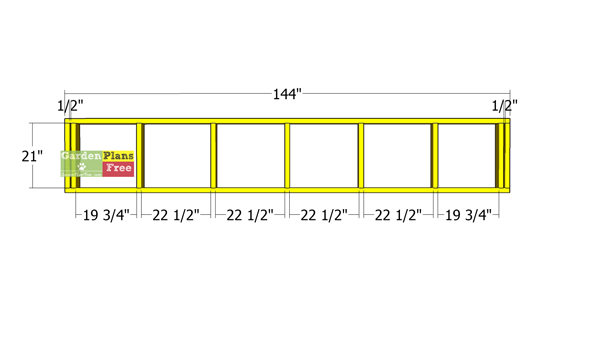 Top-front-wall-frame