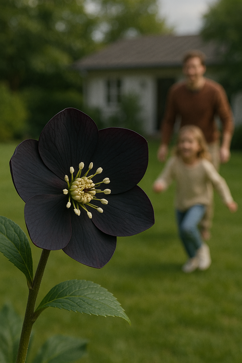 Black Hellebore flower